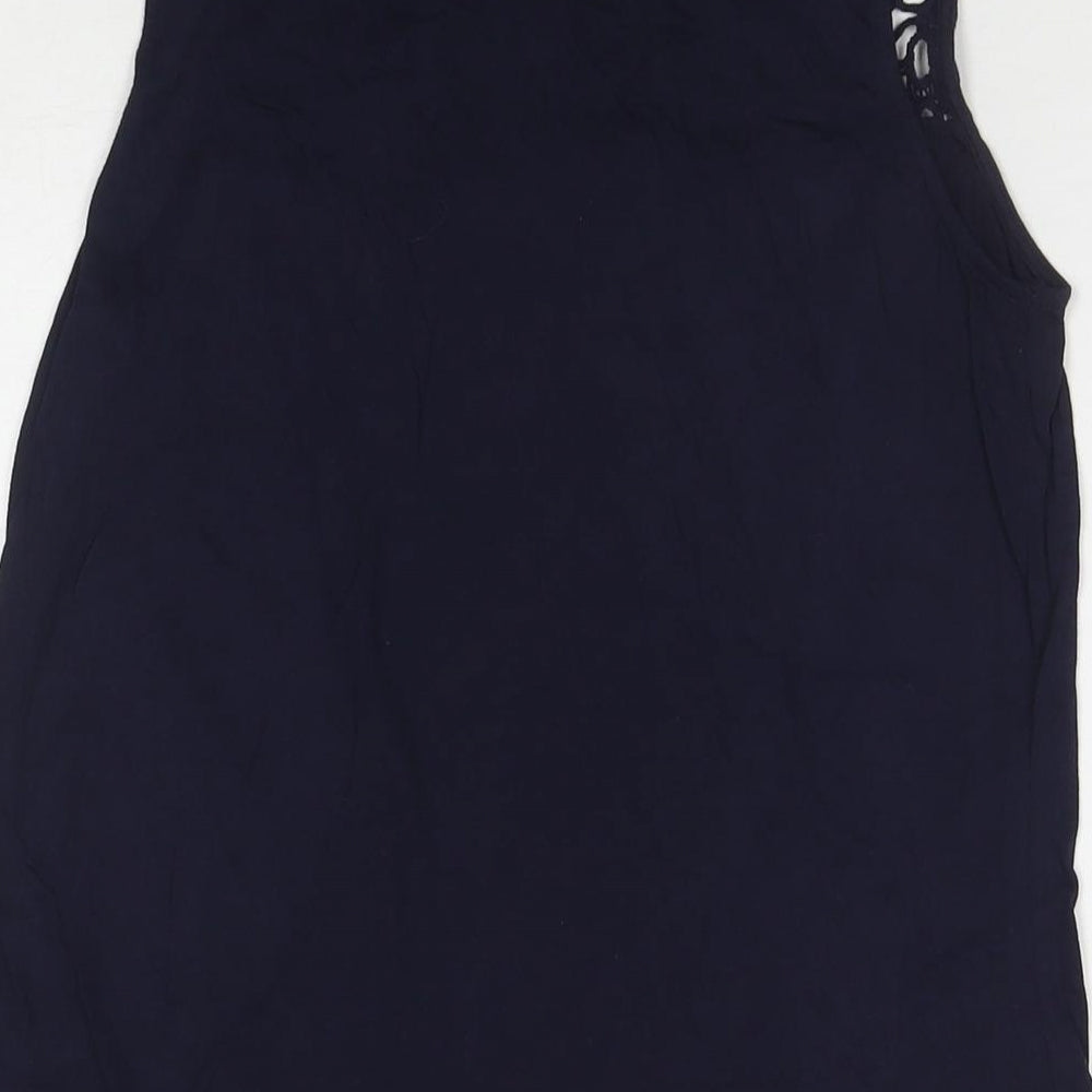Womens UK Size S Gap Blue Basic Tank