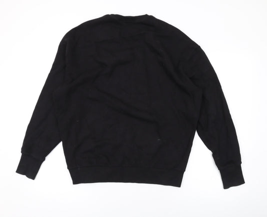 Womens UK Size 10 ASOS Black Pullover Sweatshirt