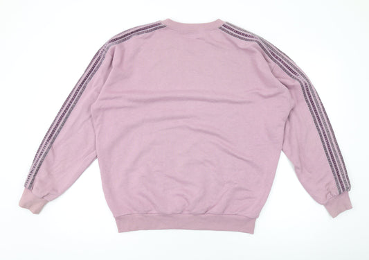 Womens UK Size M Pull&Bear Purple Pullover Sweatshirt
