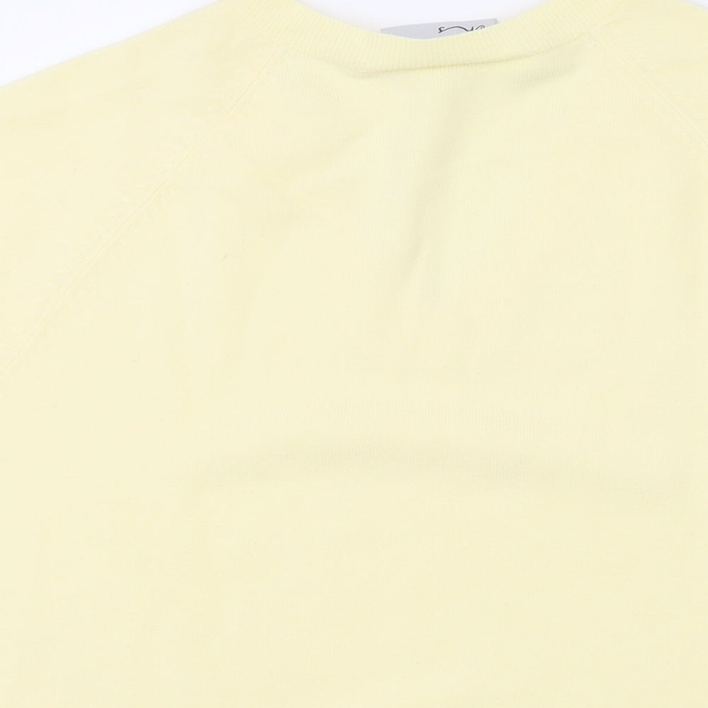 Womens UK Size 14 BHS Yellow Pullover Jumper