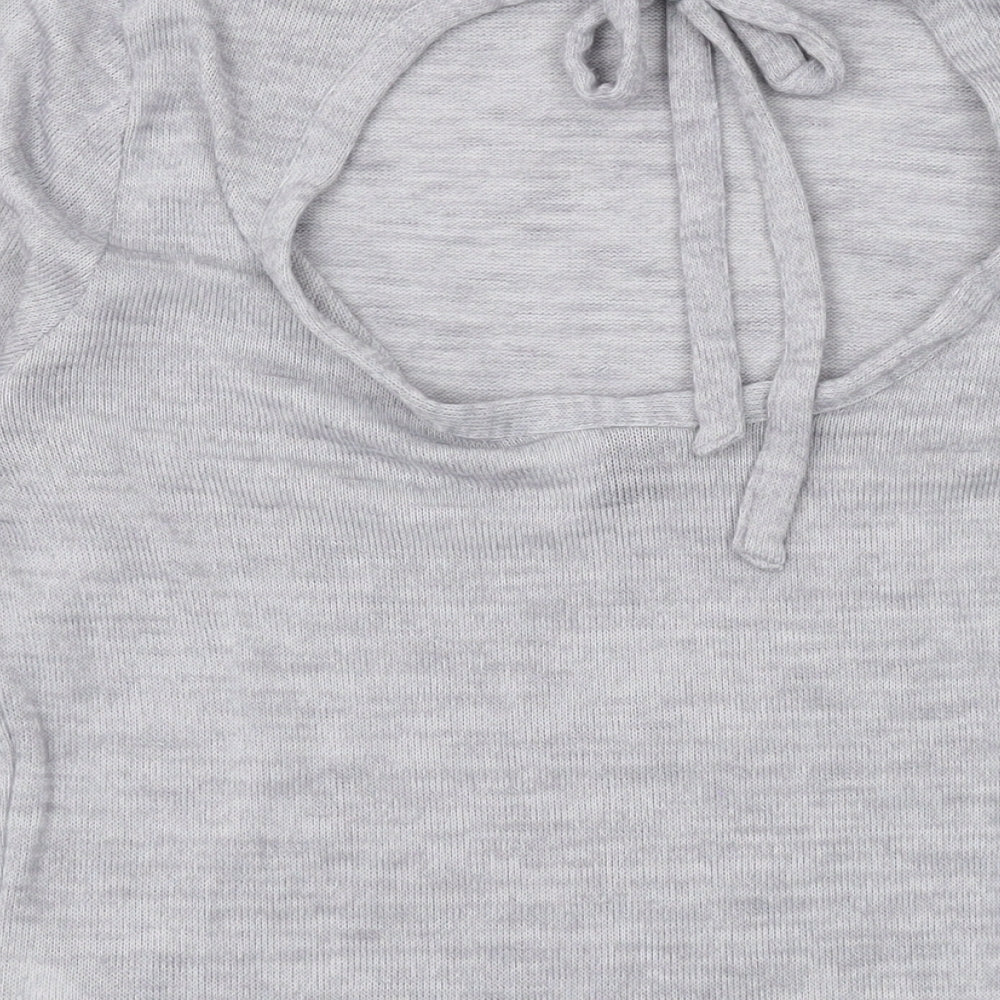 Womens UK Size L Divided by H&M Grey Pullover Jumper