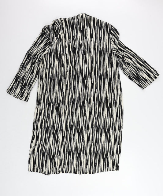 Womens UK Size 8 Marks and Spencer Black Kimono Blouse