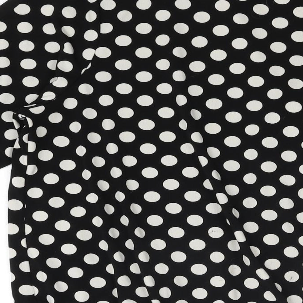 Womens UK Size 14 NEXT Black Basic Blouse