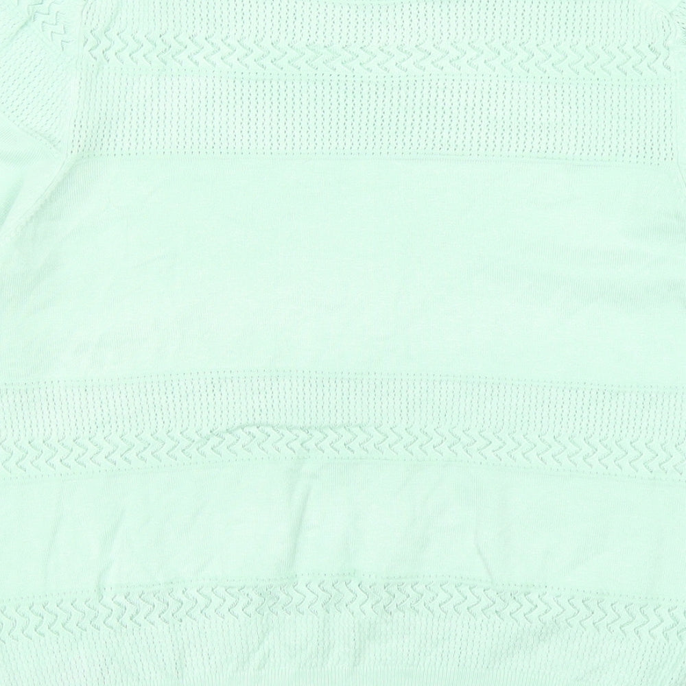 Womens UK Size 14 Marks and Spencer Green Pullover Jumper