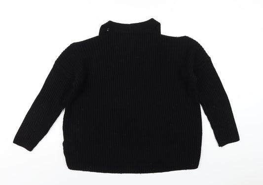 Womens UK Size S New Look Black Pullover Jumper
