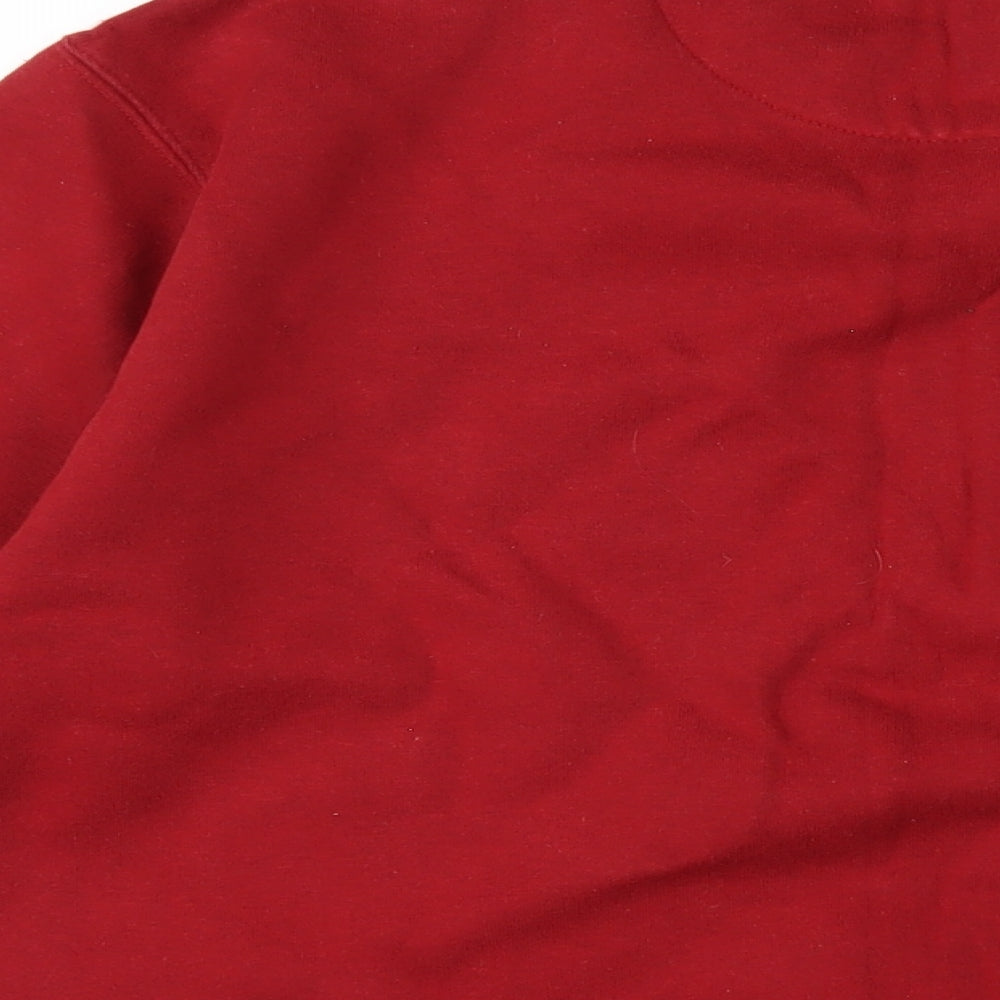 Mens UK Size M CS Active Red Pullover Sweatshirt