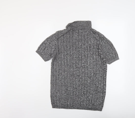 Womens UK Size M River Island Grey Pullover Jumper