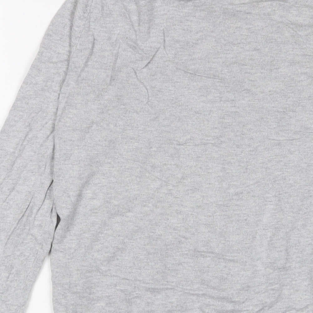 Womens UK Size S EDC Grey Cardigan Jumper