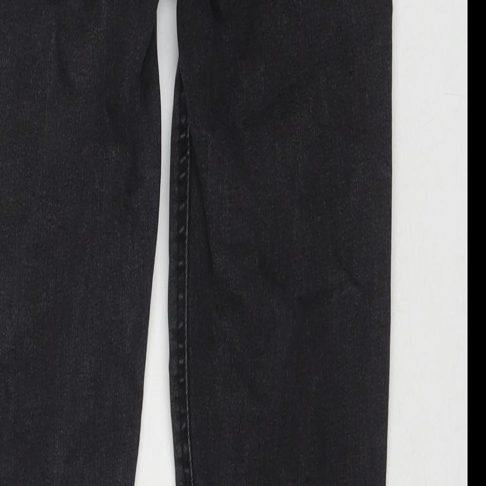 Denim & Co. Mens Black Cotton Skinny Jeans Size 30 in L30 in Regular Zip