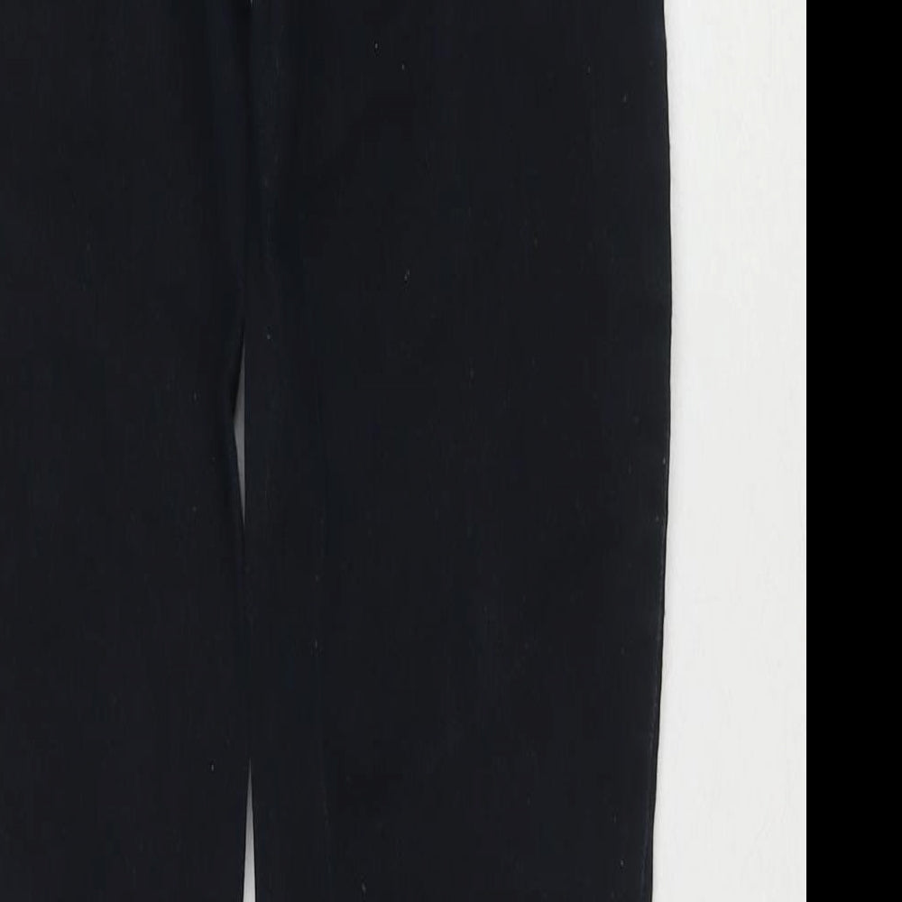 Mens UK Size 30 in Denim & Co. Regular Fit Skinny Black Jeans