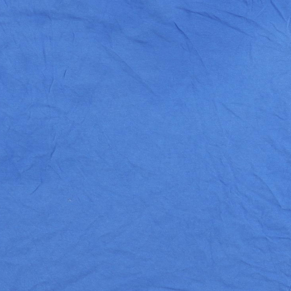 Womens UK Size M Donnay Blue Basic T-Shirt