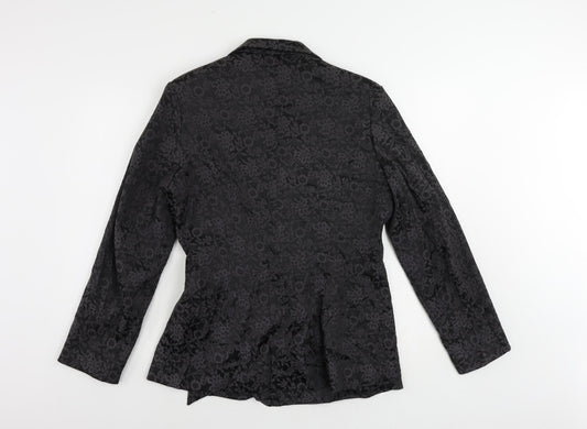 Womens UK Size 14 Et Vous Black Jacket