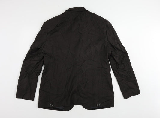 Mens UK Size 42 Marks and Spencer Regular Brown Suit Jacket