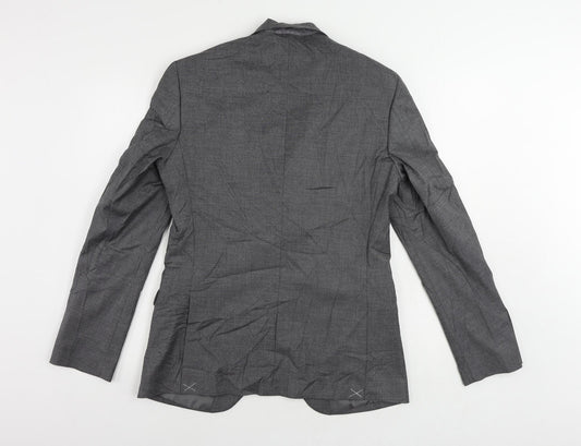 Mens UK Size 38 Marks and Spencer Regular Grey Suit Jacket