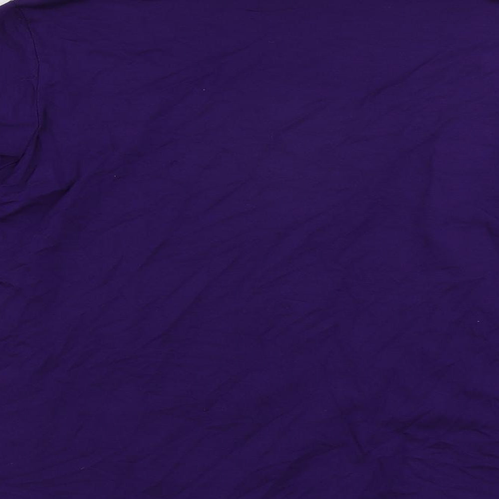 Womens UK Size L Reflections Purple Basic Blouse