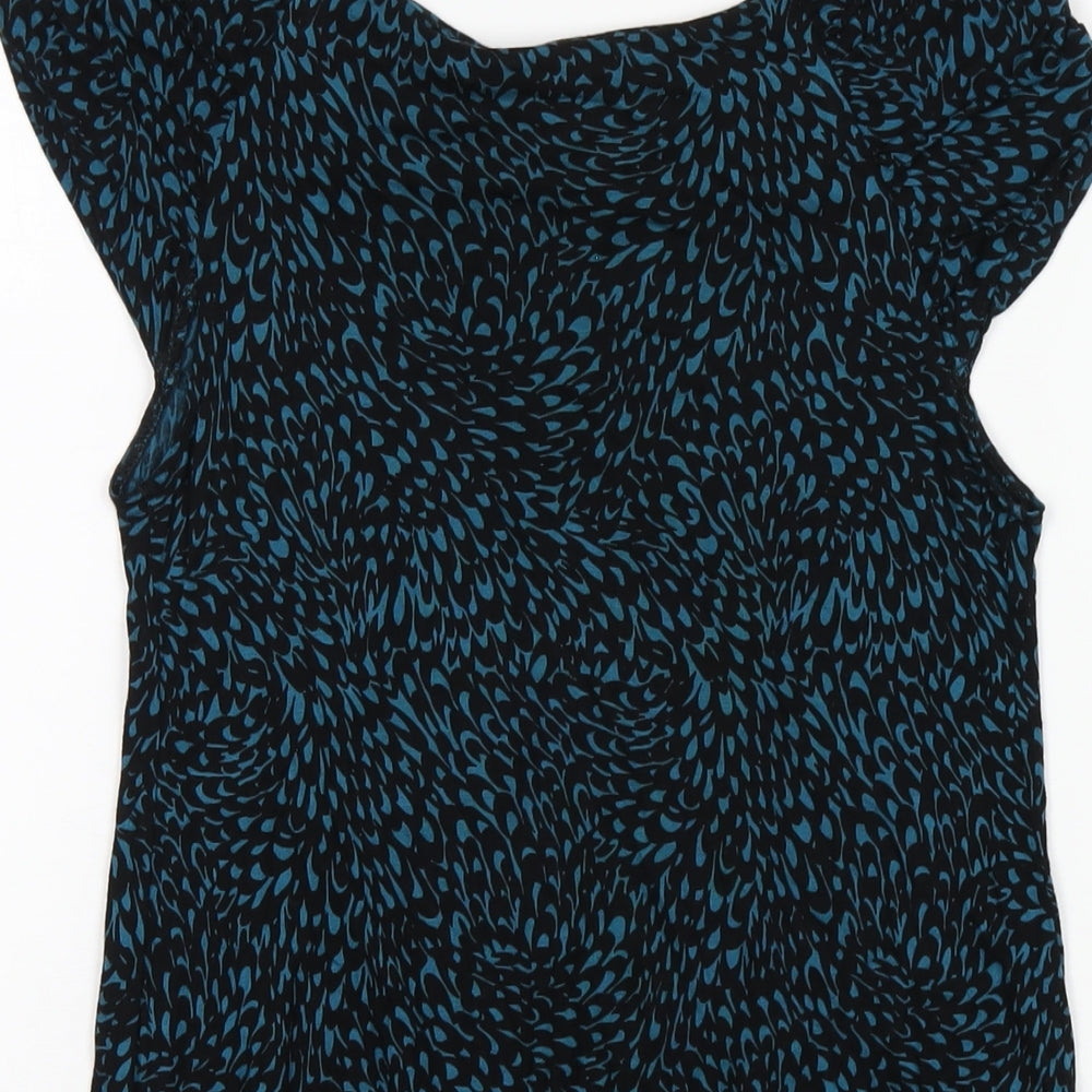 Womens UK Size 8 Dorothy Perkins Blue Basic T-Shirt