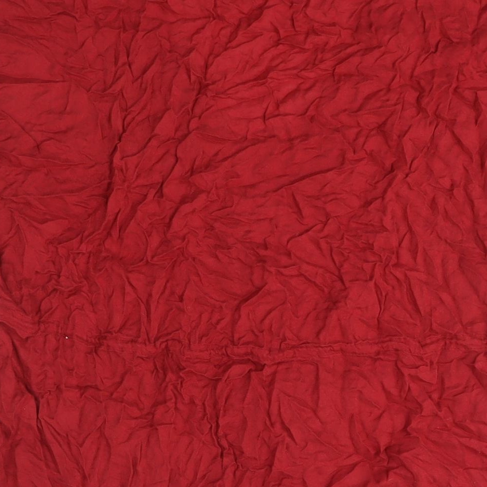 Womens UK Size 12 New Look Red Basic Blouse