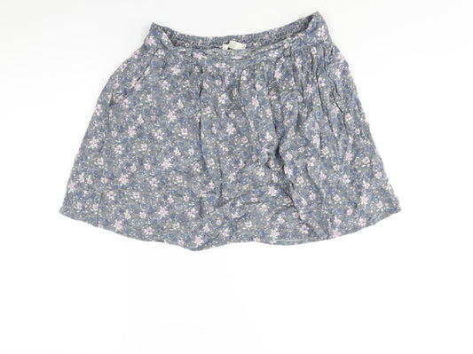 Womens UK Size 12 Indigo A-Line Skirt