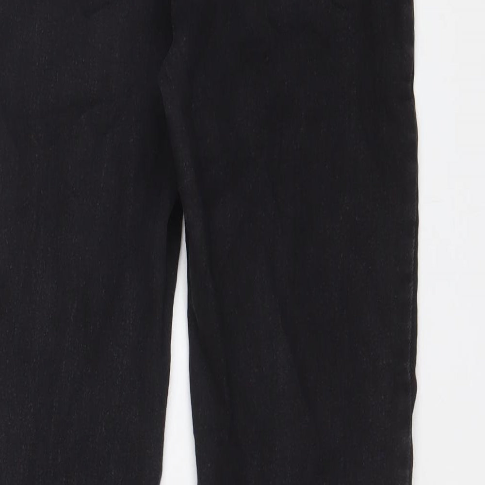 Denim & Co. Womens Grey Cotton Jegging Jeans Size 10 L28 in Regular