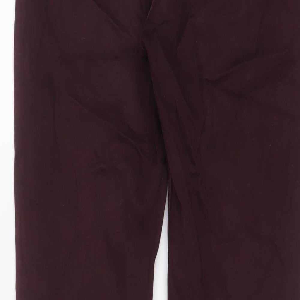 Womens UK Size 10 H&M Regular Fit Skinny Purple Jeans