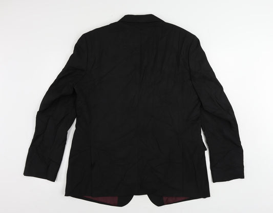 Mens UK Size 44 Marks and Spencer Regular Black Suit Jacket