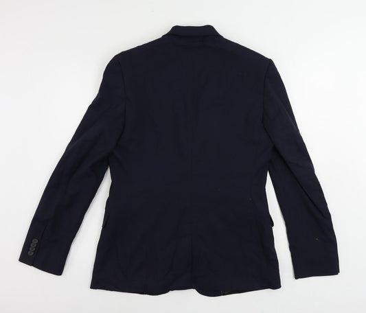 Mens UK Size 40 New Look Regular Blue Suit Jacket
