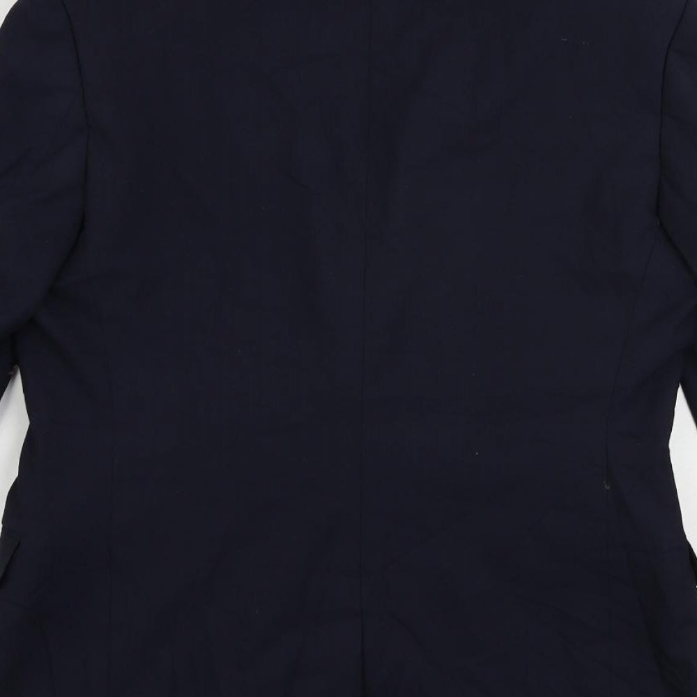 Mens UK Size 40 New Look Regular Blue Suit Jacket