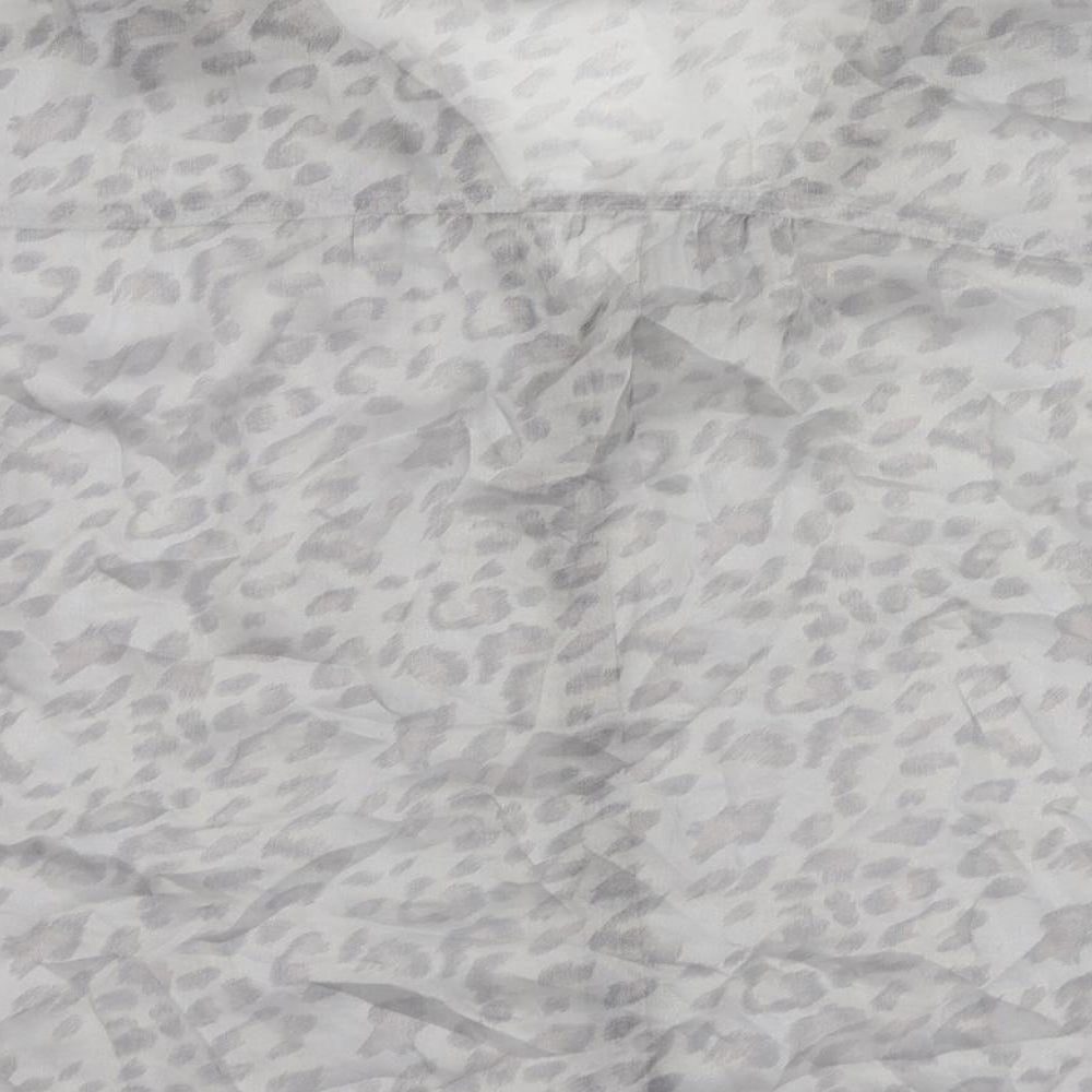 Womens UK Size 14 Marks and Spencer Grey Basic Button-Up