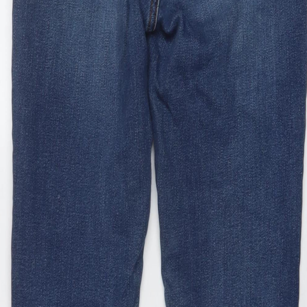 El Ganso Womens Blue Cotton Tapered Jeans Size 10 L30 in Regular Button