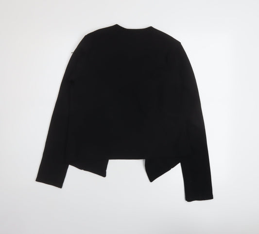 Womens UK Size 10 Select Black Kimono Blouse