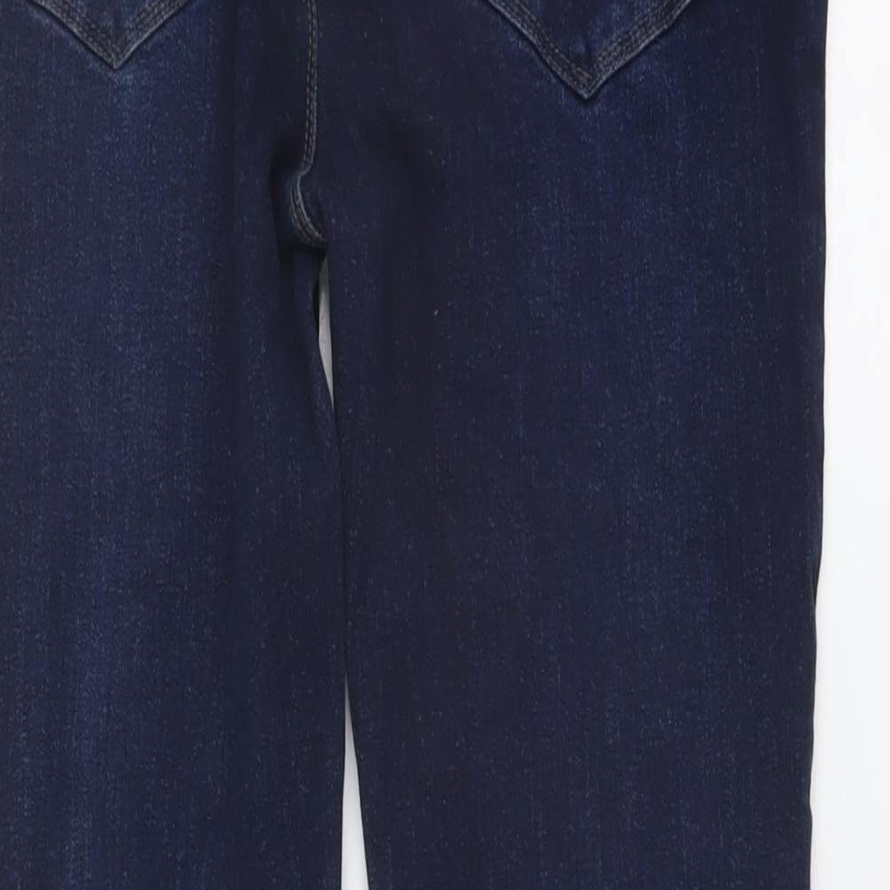 Fremont + Harris Mens Blue Cotton Skinny Jeans Size 34 in L31 in Regular Button