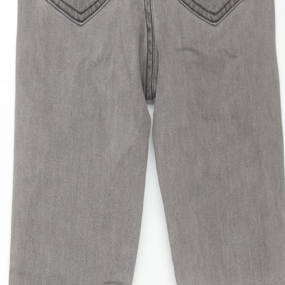 Blakely Womens Grey Cotton Skinny Jeans Size 24 in L26 in Regular Zip