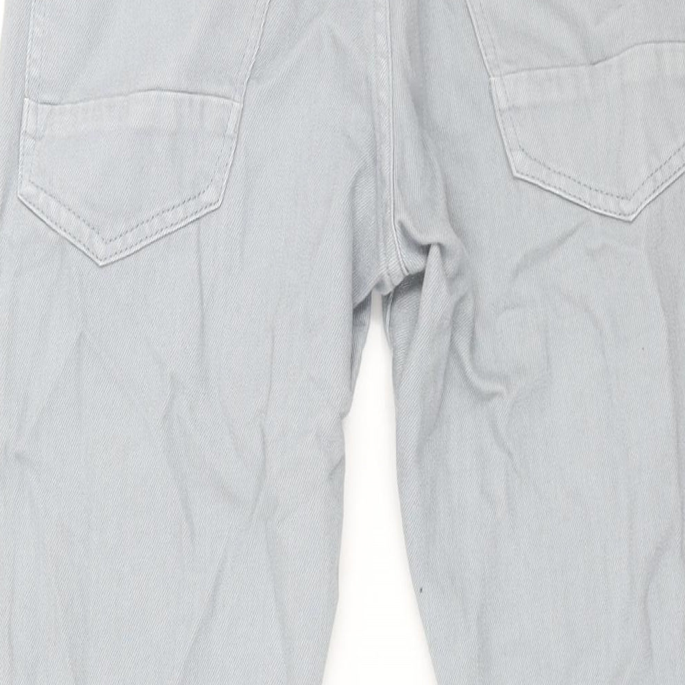Womens UK Size 30 Topman Regular Fit Straight Blue Jeans