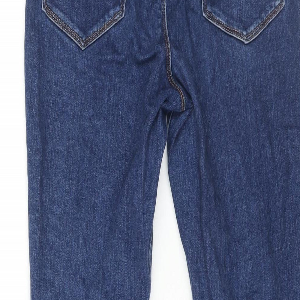 ASOS Mens Blue Cotton Skinny Jeans Size 28 in L28 in Regular Zip