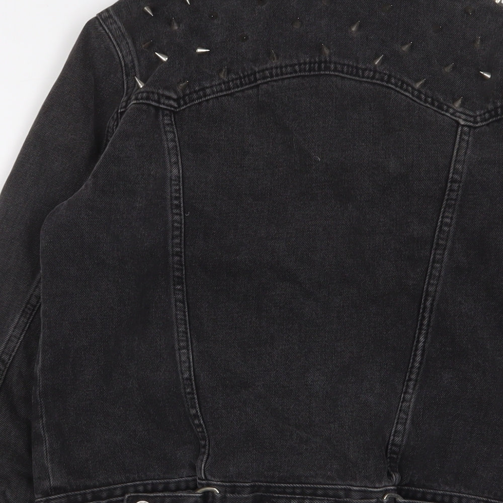 Womens UK Size 8 Topshop Black Jacket