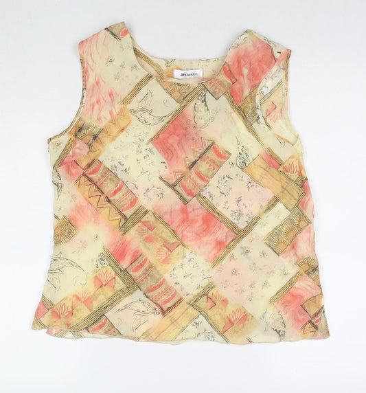 Womens UK Size 14 Damart Multicoloured Basic Tank