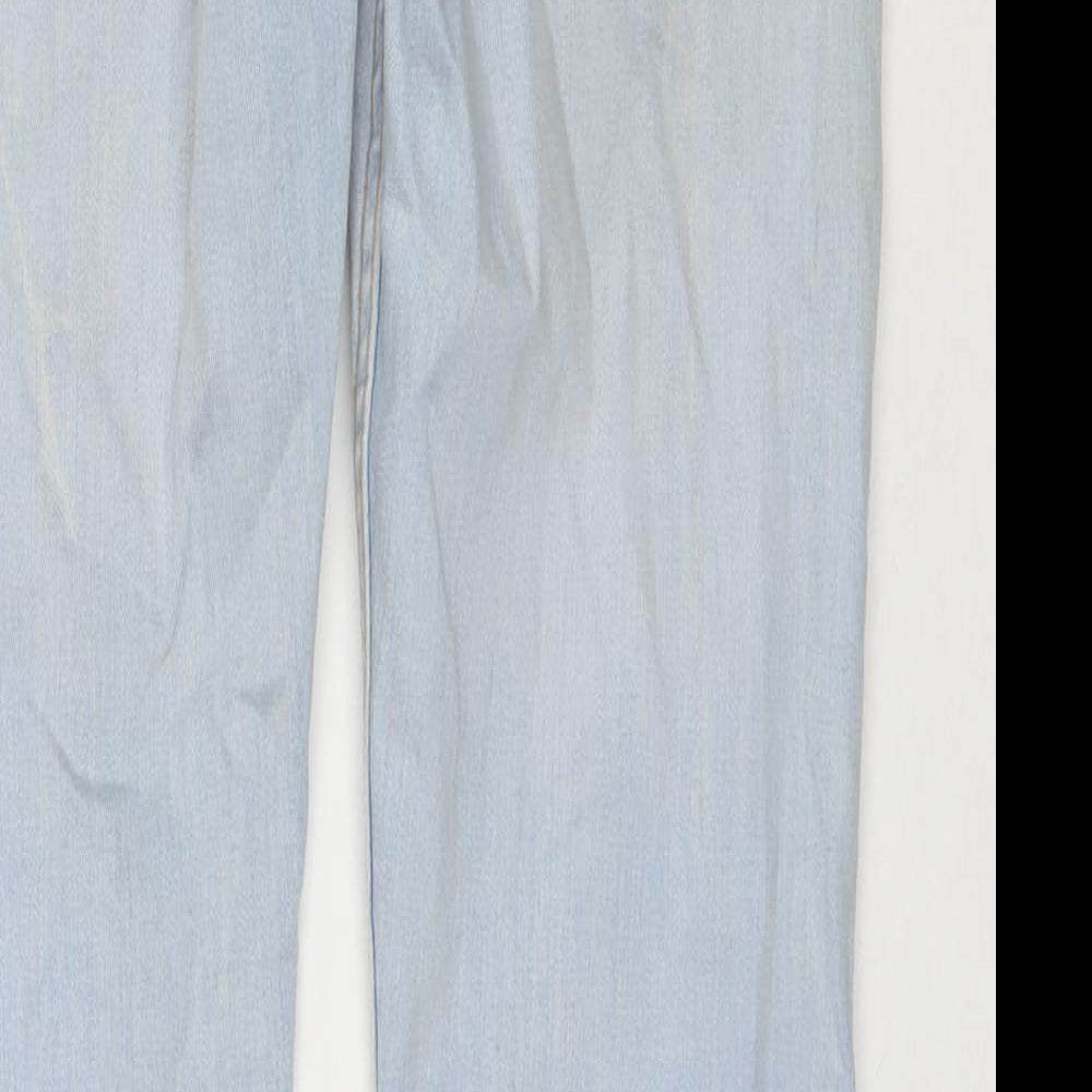 Mens UK Size 32 in Topman Regular Fit Straight Blue Jeans