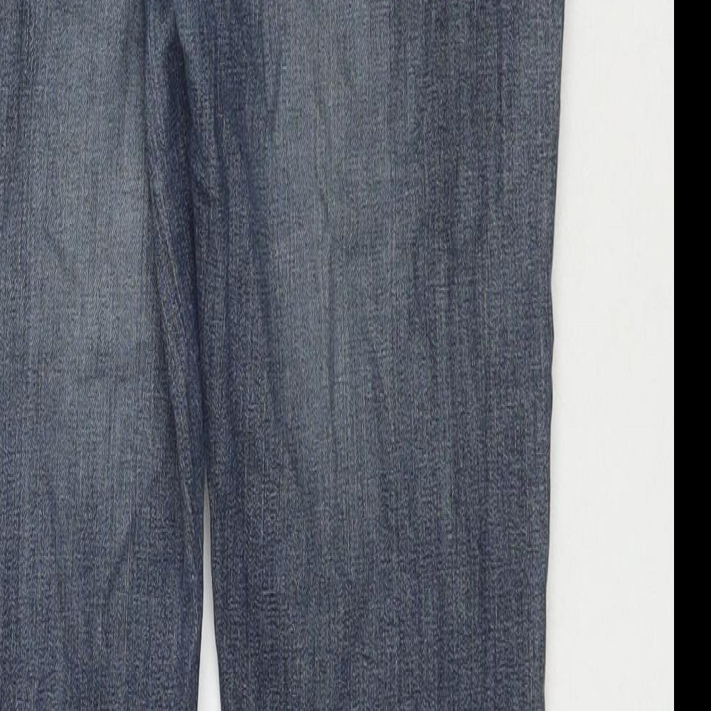 ASOS Mens Blue Cotton Skinny Jeans Size 28 in L31 in Regular Zip