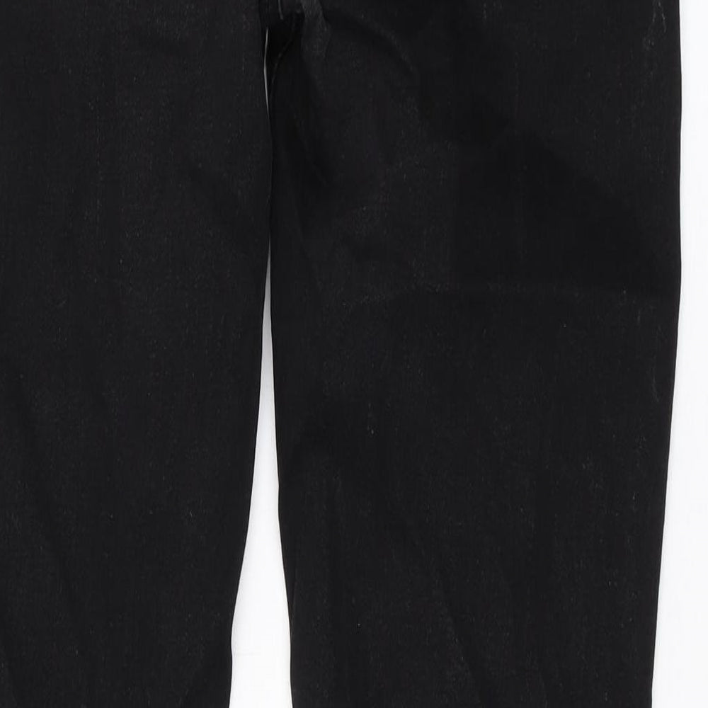 ASOS Mens Black Cotton Skinny Jeans Size 31 in L29 in Regular Zip