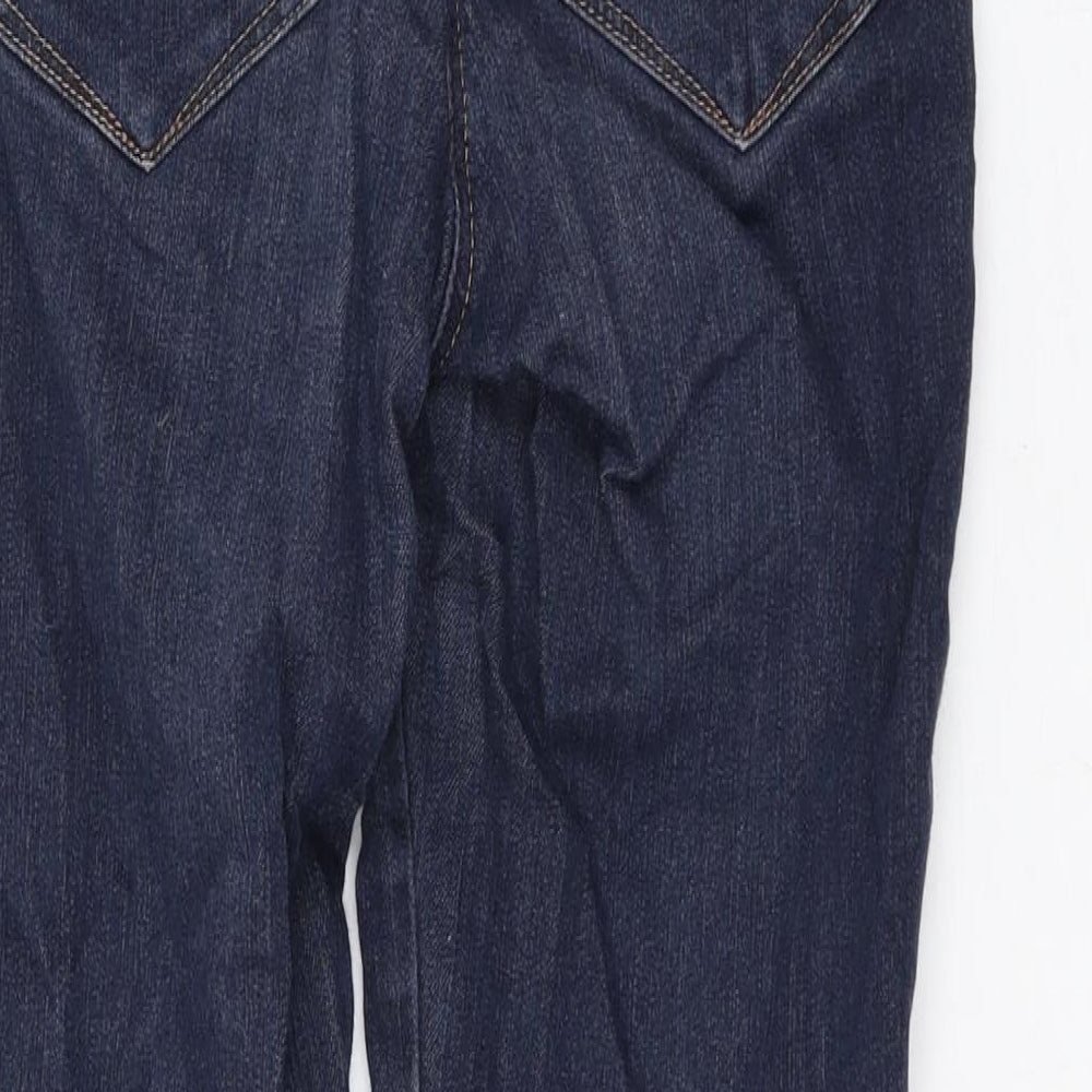 TU Womens Blue Cotton Skinny Jeans Size 10 L27 in Regular Zip