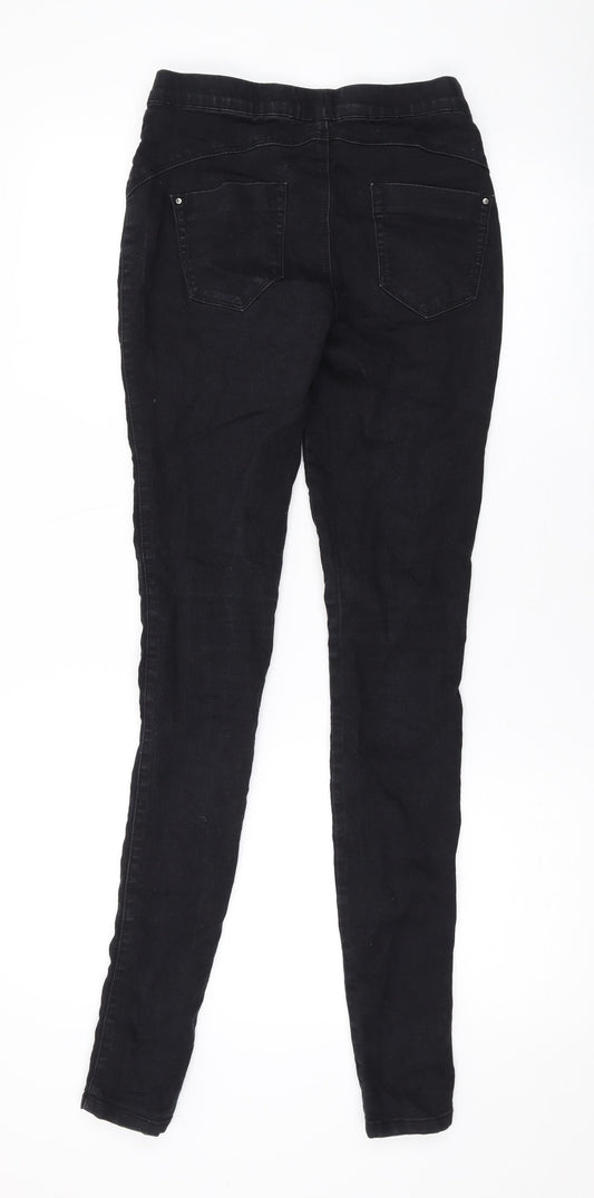 Denim & Co. Womens Black Cotton Jegging Jeans Size 6 L31 in Regular