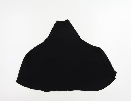 Womens UK Size M Zara Black Basic Tank
