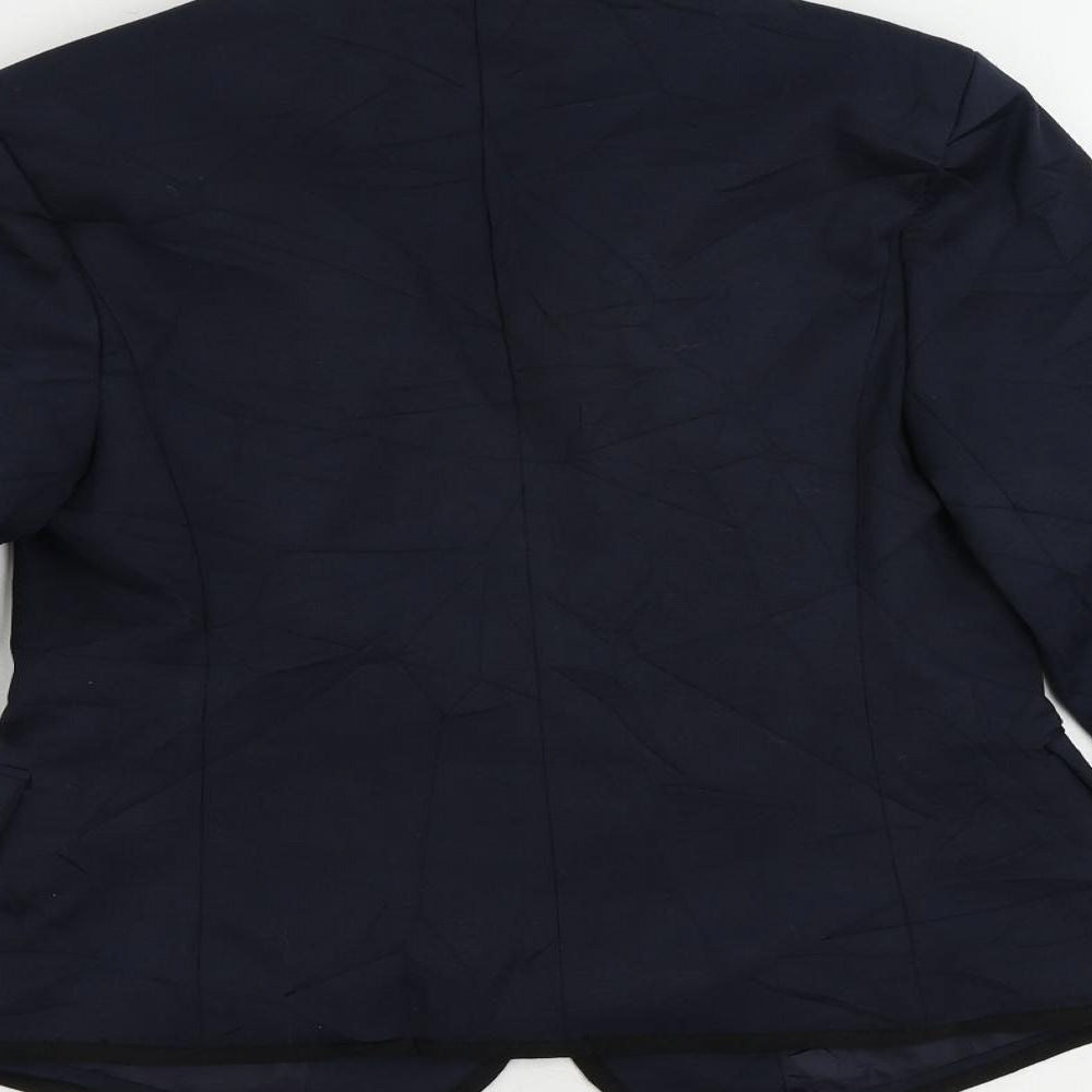 Gap Womens Blue Jacket Blazer Size 8 Button