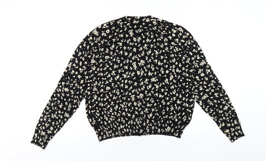 Womens UK Size 16 Marks and Spencer Black Cardigan Jumper