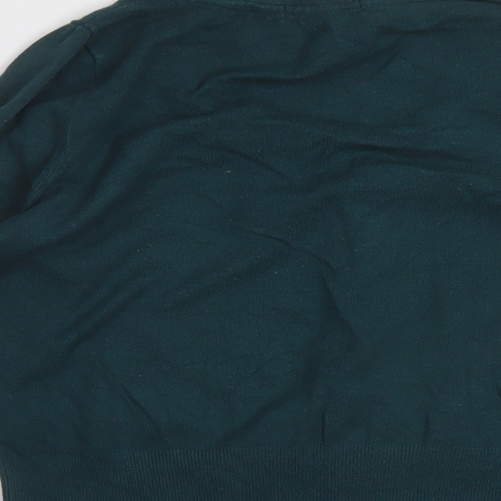 Womens UK Size 14 Marks and Spencer Green Pullover Jumper