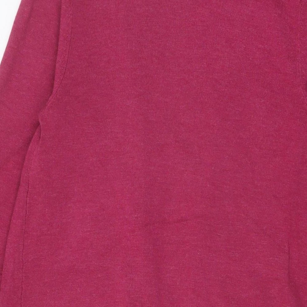 Womens UK Size 12 M&Co Purple Cardigan Jumper