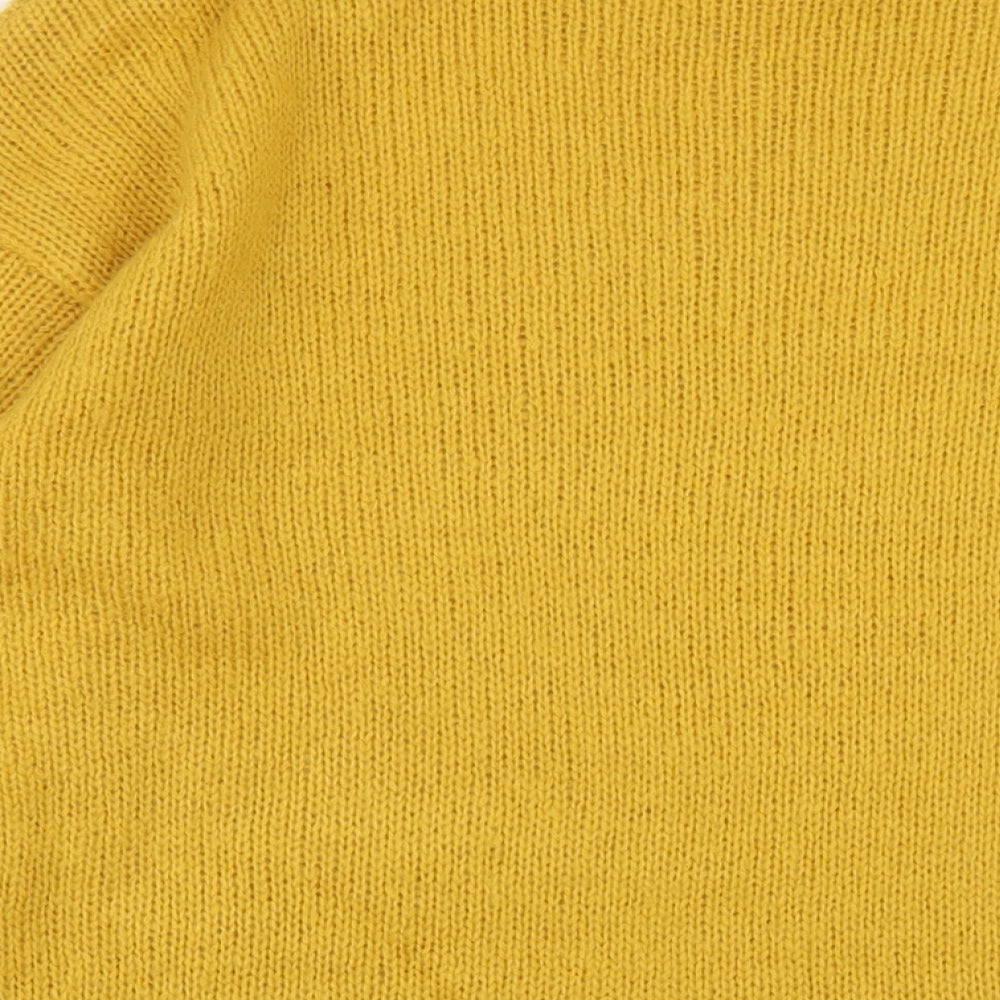 Womens UK Size L New Look Yellow Pullover Jumper