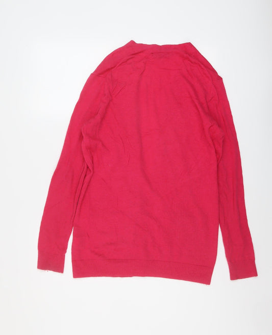 Womens UK Size S Gap Pink Cardigan Jumper