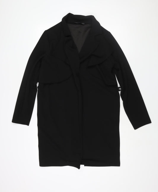 Boohoo Womens Black Kimono Jacket Size 12