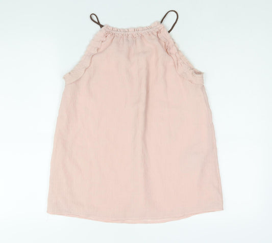 Womens UK Size S Mango Pink Camisole Blouse